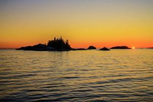 Lakeshores Prints: Sunset over Lake Superior, Chilcoten First Nation, Ontario, Canada