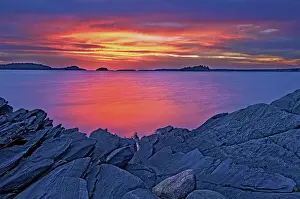 Georgian Bay Great Lakes Prints: Sunset at Lighthouse Point, Georgian Bay; Killbear Provincial Park Killbear Provincial Park
