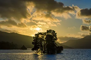 Time Of Day Prints: Sunset over Loch Tay, Perth & Kinross, Scotland
