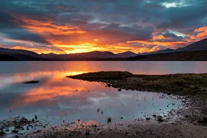 Loch Tulla Prints: Sunset over Loch Tulla, Argyll & Bute, Scotland