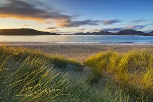Images Dated 22nd March 2019: Sunset at Luskentyre beach, Na h-Eileanan Siar, Western isles, Outer Hebrides Harris
