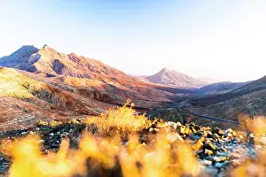 Sicasumbre Prints: Sunset over mountains from Sicasumbre viewpoint