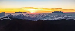 Crater Prints: Sunset, Mt Bromo, Bromo Tengger Semeru National Park, East Java, Indonesia