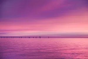 Images Dated 30th March 2015: Sunset over the sea, Fehmarn island, Baltic coast, Schleswig-Holstein, Germany