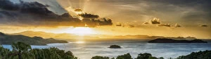 Australian Gallery: Sunset from One Tree Hill, Hamilton Island, Whitsunday Islands, Queensland, Australia