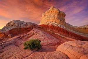 Southwest Prints: Sunset over White Pocket in Vermilion Cliffs National Monument, Arizona, USA