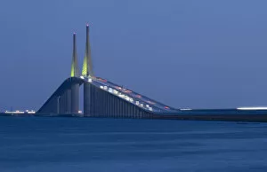 Images Dated 16th March 2009: Sunshine Skyway Bridge, Tampa Bay, Saint Petersburg, Florida