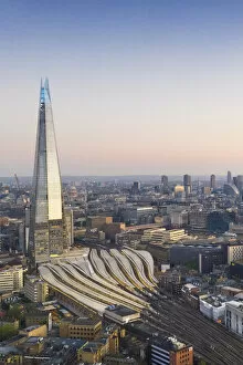 Images Dated 6th May 2020: Sunsrise over the Shard and city of London, London, England, UK