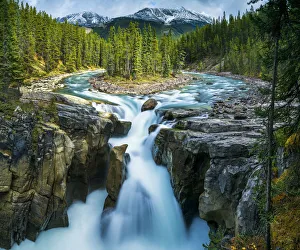 Cascade Prints: Sunwapta Falls, Jasper National Park, Alberta, Canada