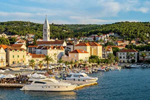 Croatia Prints: Supetar on the northern part of the Dalmatian island of Brac