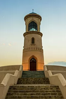 Sharqiyah Collection: Sur, Ash Sharqiyah Region, Sultanate of Oman, Middle East. Lighthouse