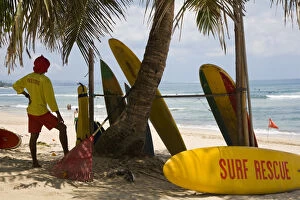 Images Dated 22nd April 2008: Surf rescue, Kuta beach, Bali, Indonesia
