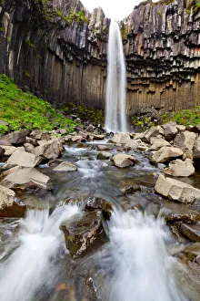 Svartifoss Waterfall, Skaftafell National Park, Iceland