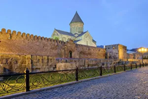Transcaucasia Prints: Svetitskhoveli Cathedral, Mtskheta, Mtskheta-Mtianeti, Georgia