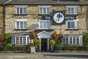 Yorkshire Prints: The Swan Hotel, Helmsley, Yorkshire, England, UK
