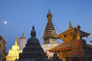 Images Dated 16th May 2013: Swayambhunath Stupa (UNESCO World Heritage Site), Kathmandu, Nepal