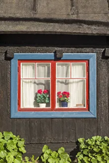 Gotland Prints: Sweden, Gotland Island, Visby, house detail