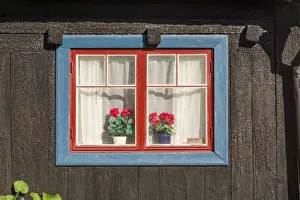 Sweden, Gotland Island, Visby, house detail