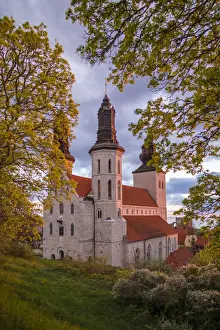 Sweden, Gotland Island, Visby, Visby Sankta Maria domkyrka cathedral, 12th century