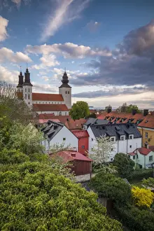 Sweden, Gotland Island, Visby, Visby Sankta Maria domkyrka cathedral, 12th century