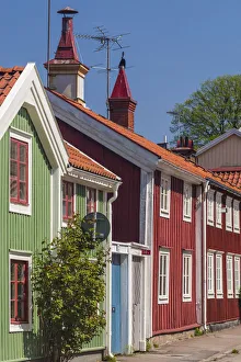 Images Dated 18th November 2019: Sweden, Southeast Sweden, Kalmar, town building detail