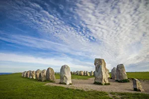 Sweden, Southern Sweden, Kaseberga, Ales Stenar, Ales Stones