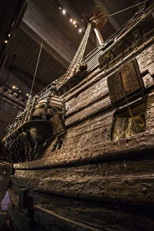 Sweden, Stockholm, Djurgarden, Vasamuseet, museum containing a 17th century ship