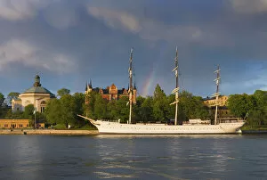 Images Dated 24th November 2011: Sweden, Stockholm, Historic ship at Chapman