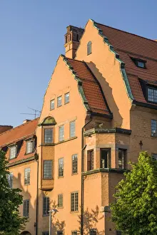 World Location Prints: Sweden, Vastmanland, Vasteras, traditional architecture, large house