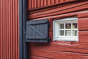 Sweden, Vastmanland, Vasteras, traditional architecture of the Kyrkbacken 18th century
