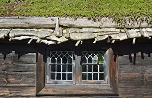 Swedish traditional rural house. Skansen is the worlds first open air museum