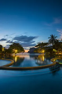 Swimming pool, Rayavadee resort, Railay Peninsula, Krabi Province, Thailand
