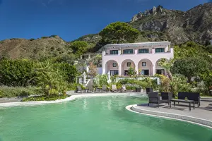 Forio Prints: Swimming pool of the Tenuta Del Poggio Antico hotel in Forio, Ischia Island