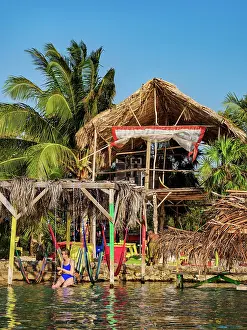 Swing Bar Prints: Swing Bar, Secret Beach, Ambergris Caye, Belize District, Belize