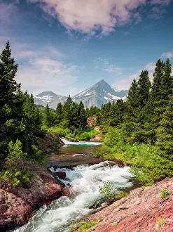 Western Prints: Switfcurrent Creek, Glacier National Park, Montana, USA