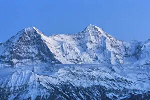 Switzerland, Berner Oberland, Eiger Monch mountains