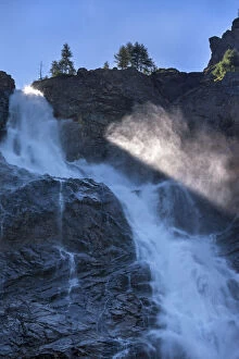 Images Dated 20th October 2021: Switzerland, Berner Oberland, Engstligen Waterfall