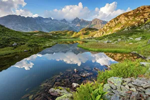 Sustenpass Prints: Switzerland, Berner Oberland, Gadmental, Sustenpass