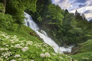 Switzerland, Berner Oberland, Giessbach waterfall