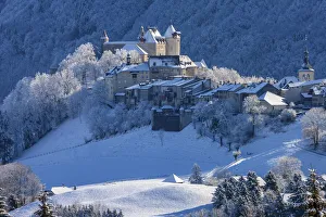 Switzerland, Canton of Fribourg, Gruyeres castle