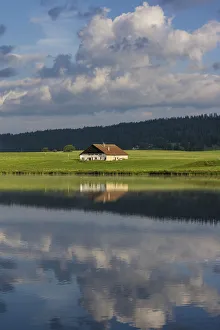 Switzerland, Canton of Neuchatel, Lake Tailleres