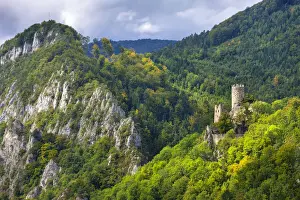 Solothurn Prints: Switzerland, Canton of Solothurn, Neu-Falkenstein castle