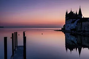 Images Dated 2nd September 2022: Switzerland, Canton of Thurgau, Turmhof castle, Lake Constance