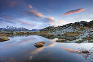 Switzerland, Canton of Valais, Grimsel pass summit