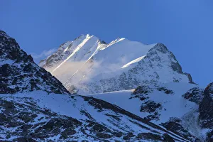 Images Dated 29th October 2021: Switzerland, Canton of Valais, Lotschental, Bietschhorn mountain