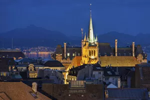 Switzerland, Canton of Vaud, Lausanne city