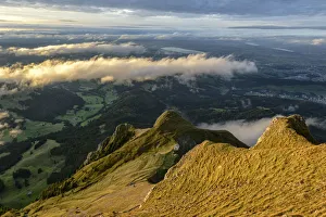 Lucerne Prints: Switzerland, Lucerne, Mount Pilatus, Swiss Alps, Central Switzerland