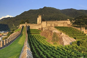 Switzerland, Ticino, Bellinzona, Castelgrande