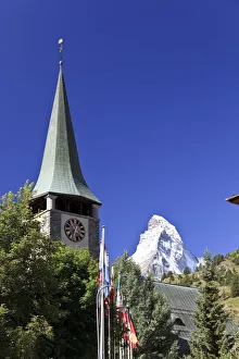 Switzerland, Valais, Zermatt, Old Town