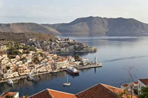 Images Dated 2nd March 2012: Symi Town, Symi Island, Dodecanese Islands, Greece